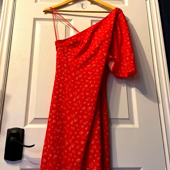 French Connection red maxi dress size 10 - Picture 5 of 8